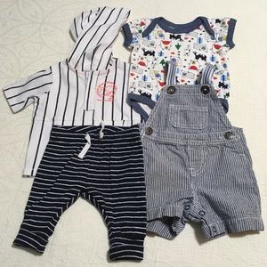 0-3m (4/$20) 4 Cute Items to Mix & Match